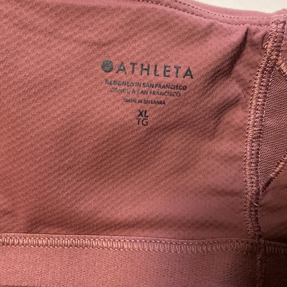 Athleta Elation Longline Sports Bra , XL in Mauve Rose color FREE SHIPPING - Picture 5 of 5
